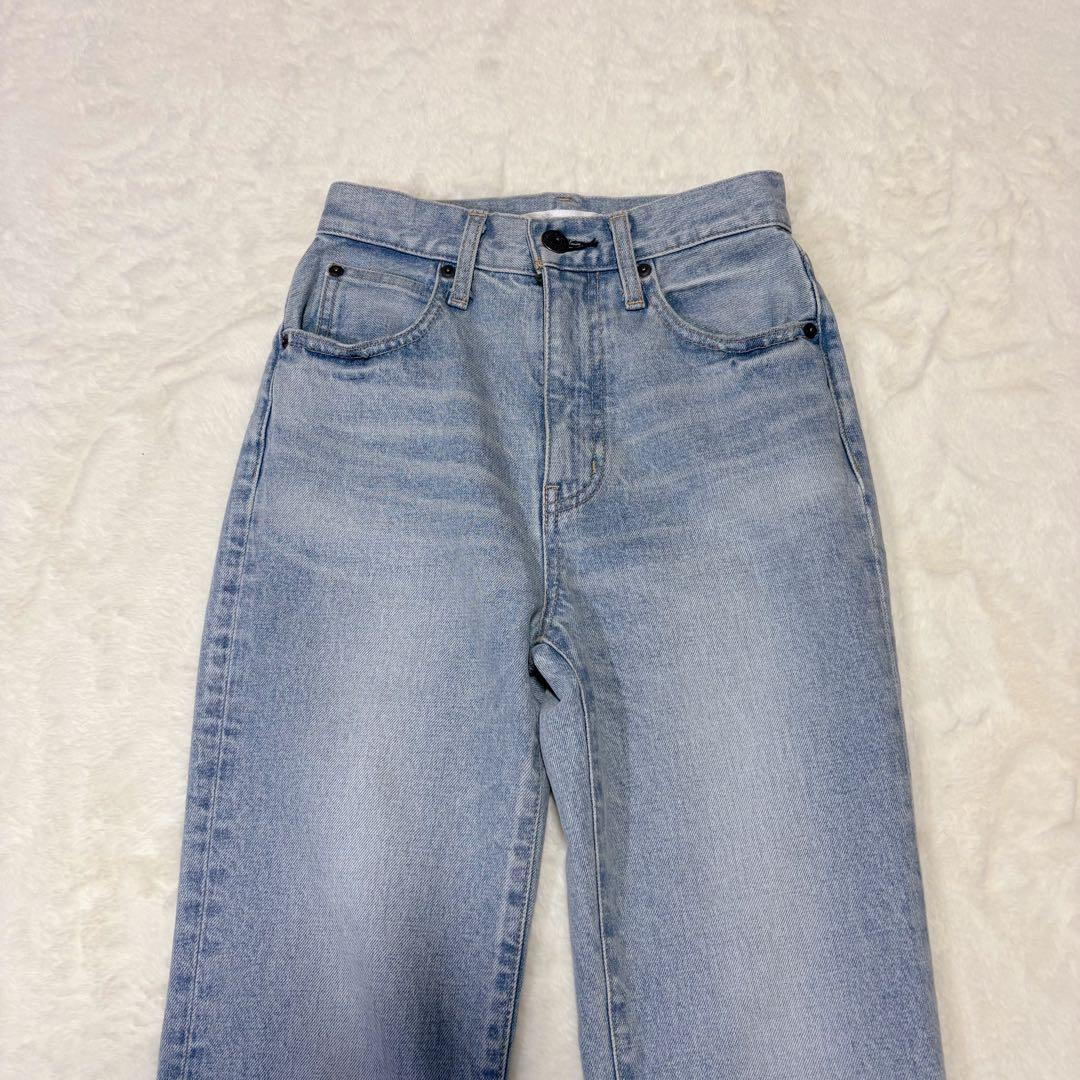 moussy MVSフレア ハイウエスト 赤耳 24inch 丈長め