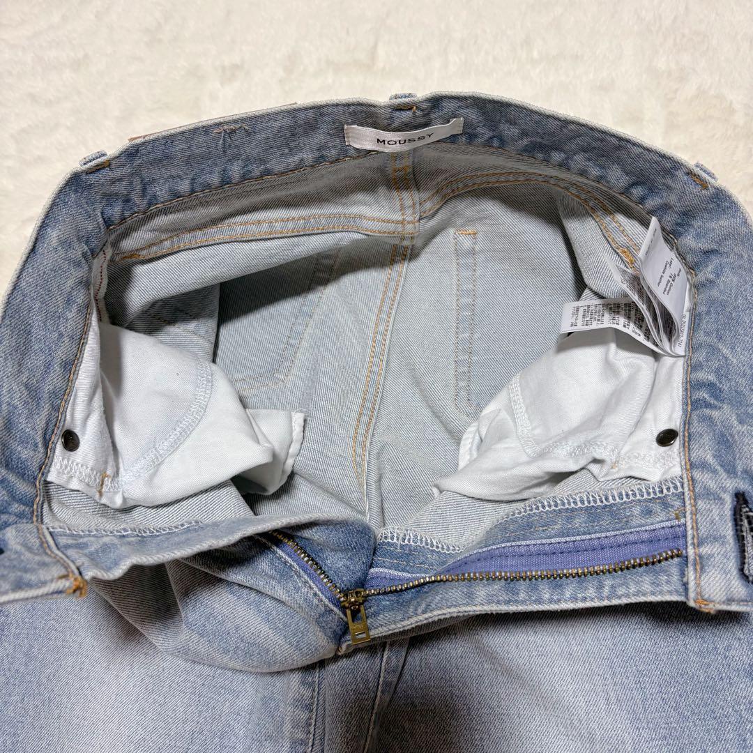moussy MVSフレア ハイウエスト 赤耳 24inch 丈長め