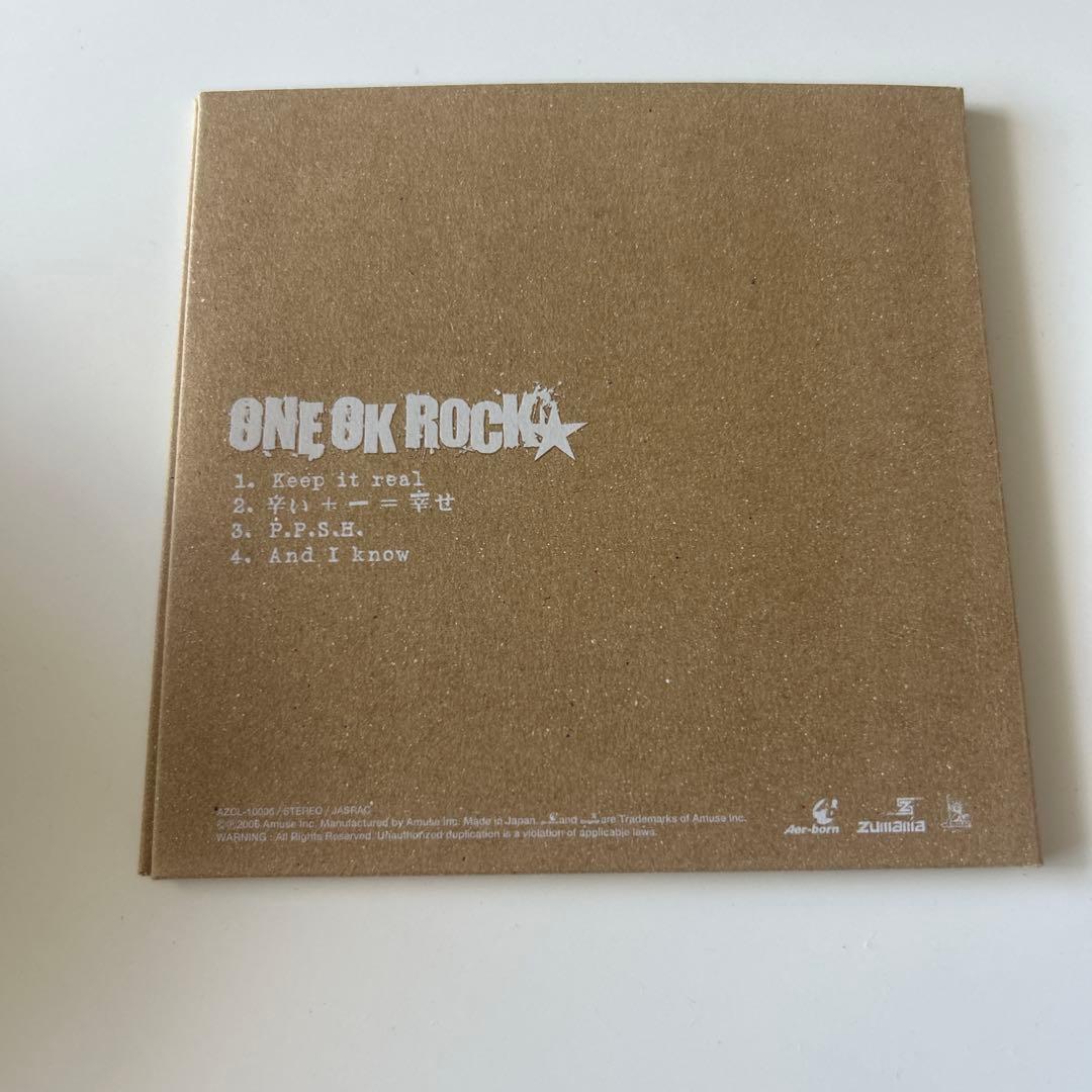 邦楽 ONE OK ROCK Keep it real CD