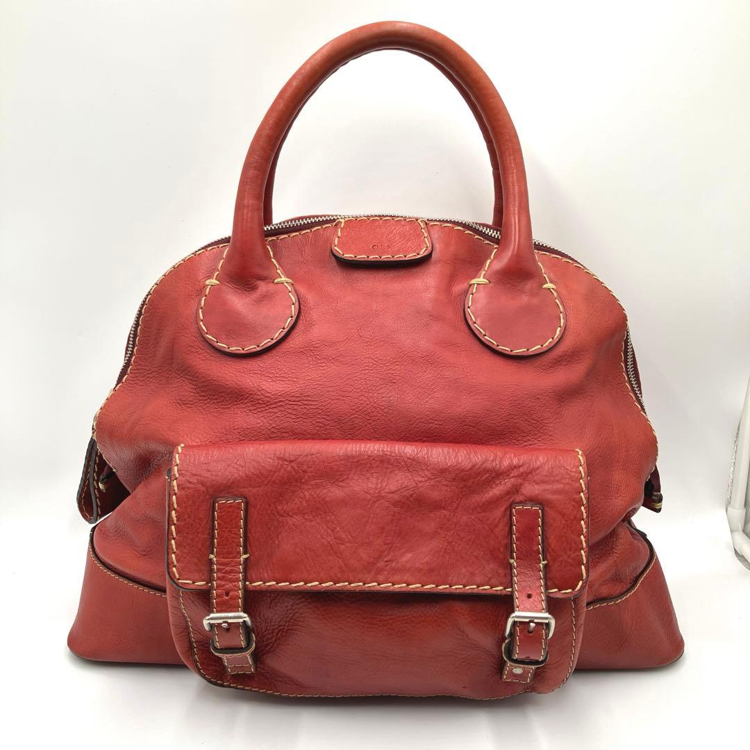Chloé Edith クロエ エディス ボウラーバッグ ボストンバッグ ラージ