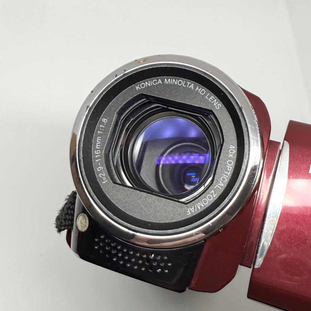 【完動品】JVC Everio GZ-HM670-R ビデオカメラ 動作確認済み