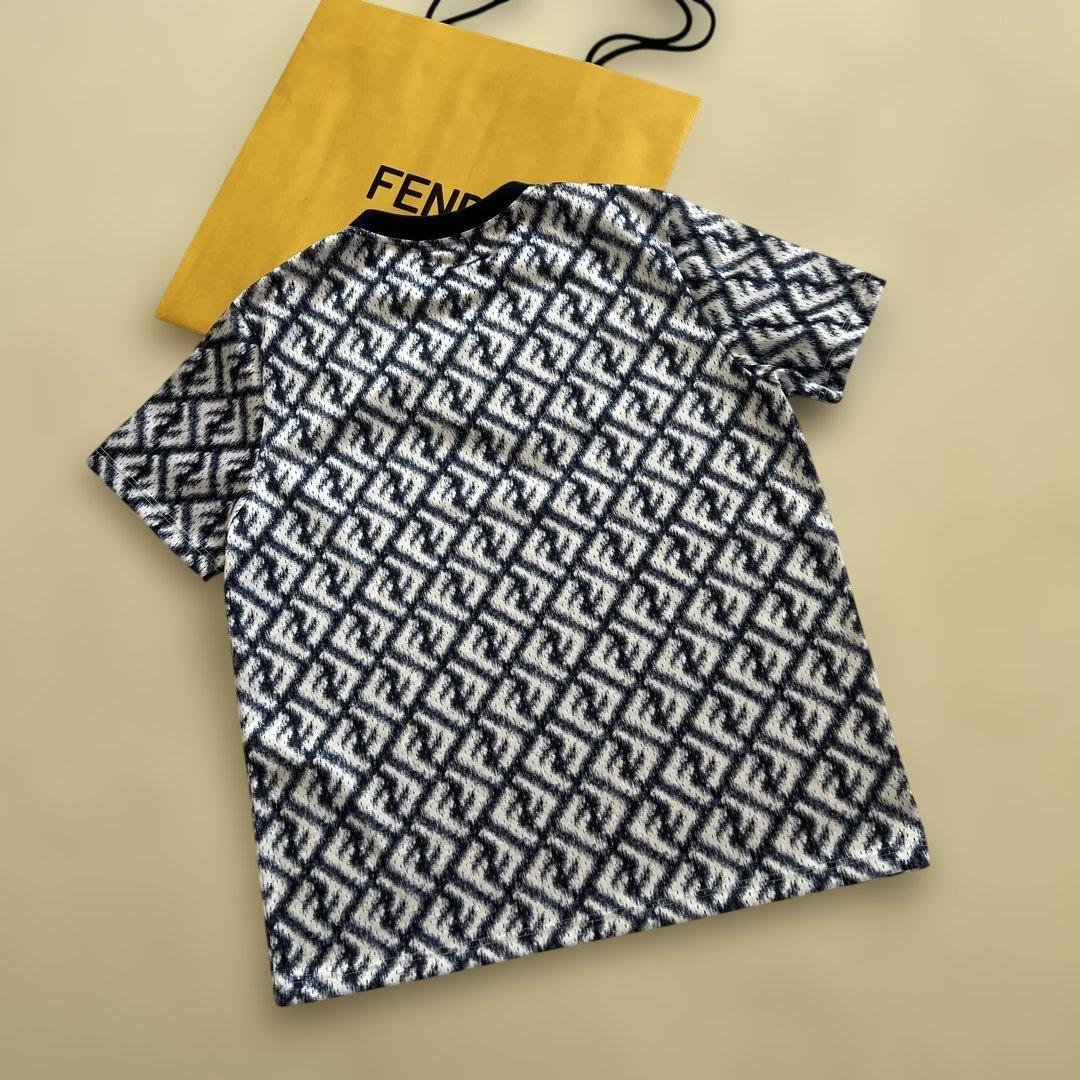 おひFENDI FFロゴTシャツ メッシュ　L
