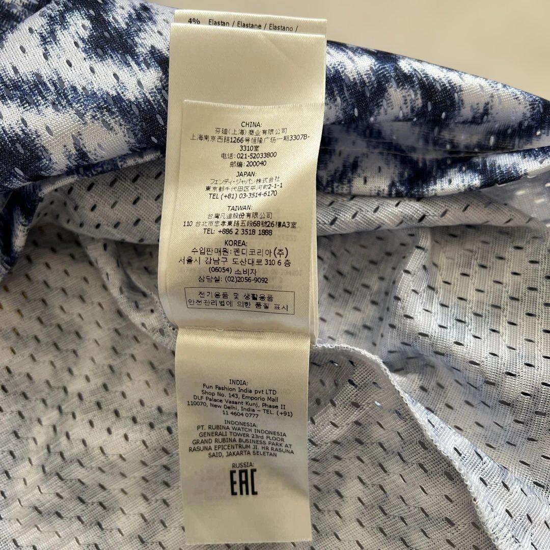 おひFENDI FFロゴTシャツ メッシュ　L