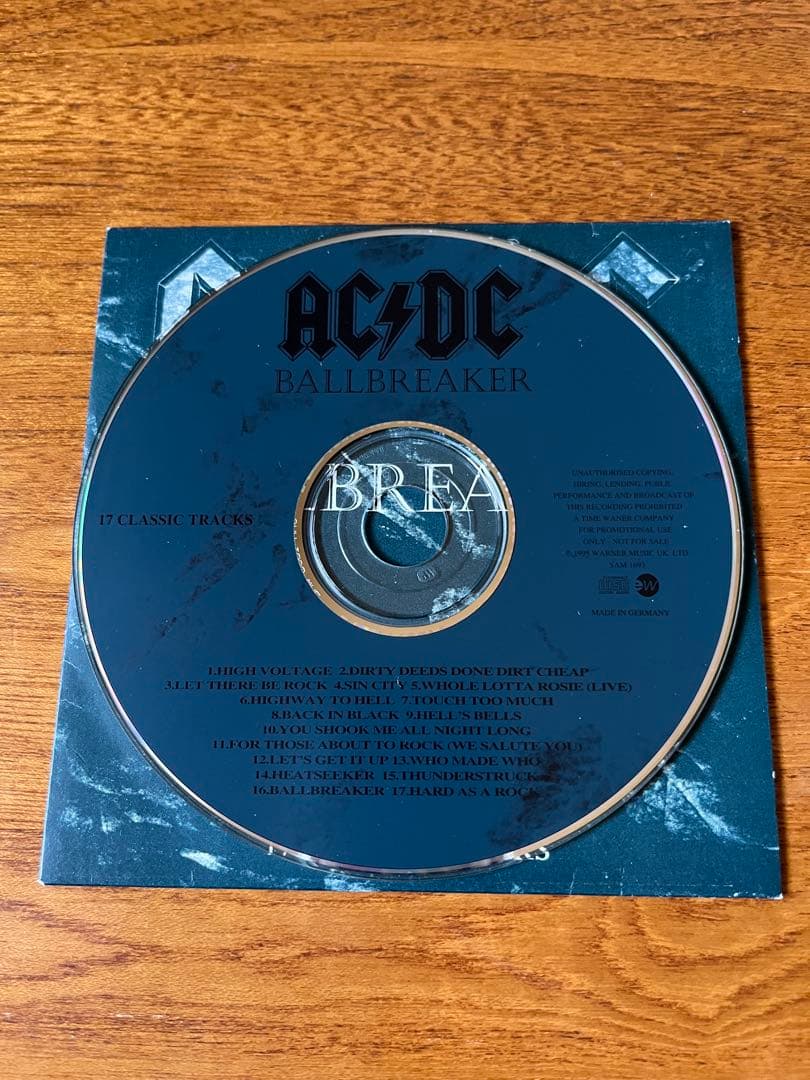 [海外プロモ盤] AC/DC BALLBREAKERS 17 CLASSIC