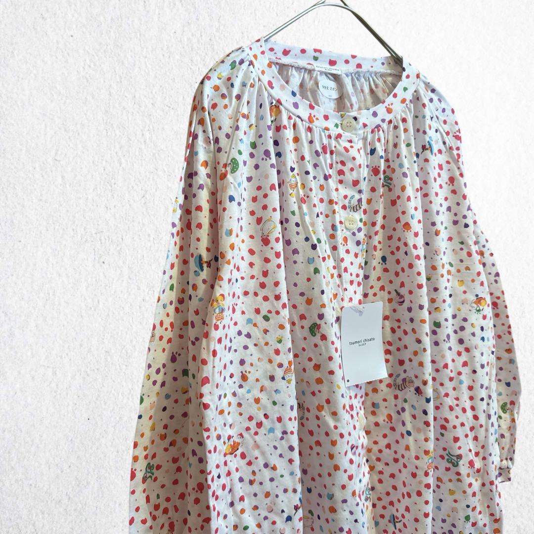 新品 ツモリチサト tsumorichisato カラフルドットルームウェア M