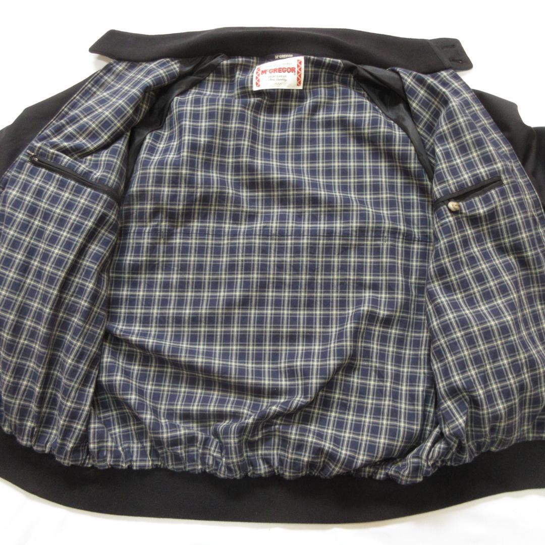 美品　McGREGOR　マックレガー　スイングトップ　ドリズラー　ブラック　LL