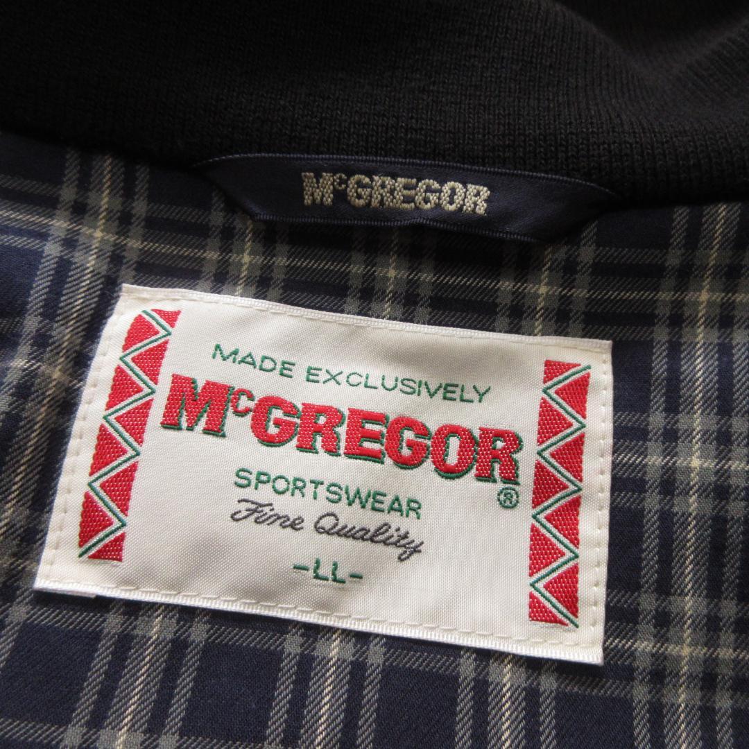 美品　McGREGOR　マックレガー　スイングトップ　ドリズラー　ブラック　LL