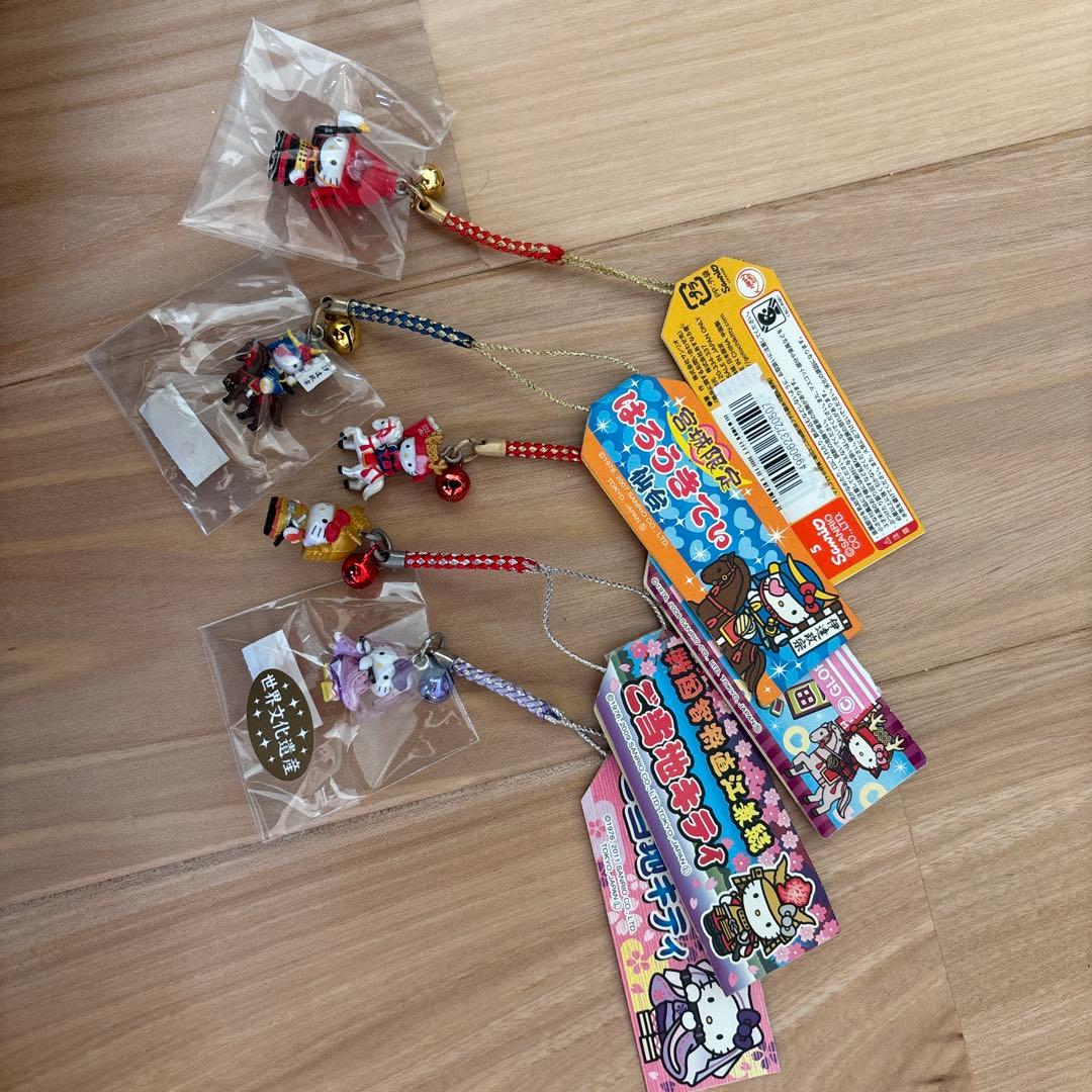 ご当地キティ ストラップ 10個セット