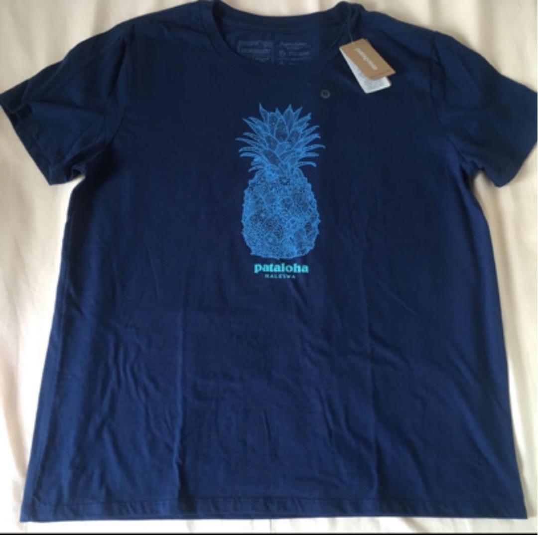 パタゴニア パタロハ Tシャツ パイナップル ハワイ ハレイワ 限定 紺 M