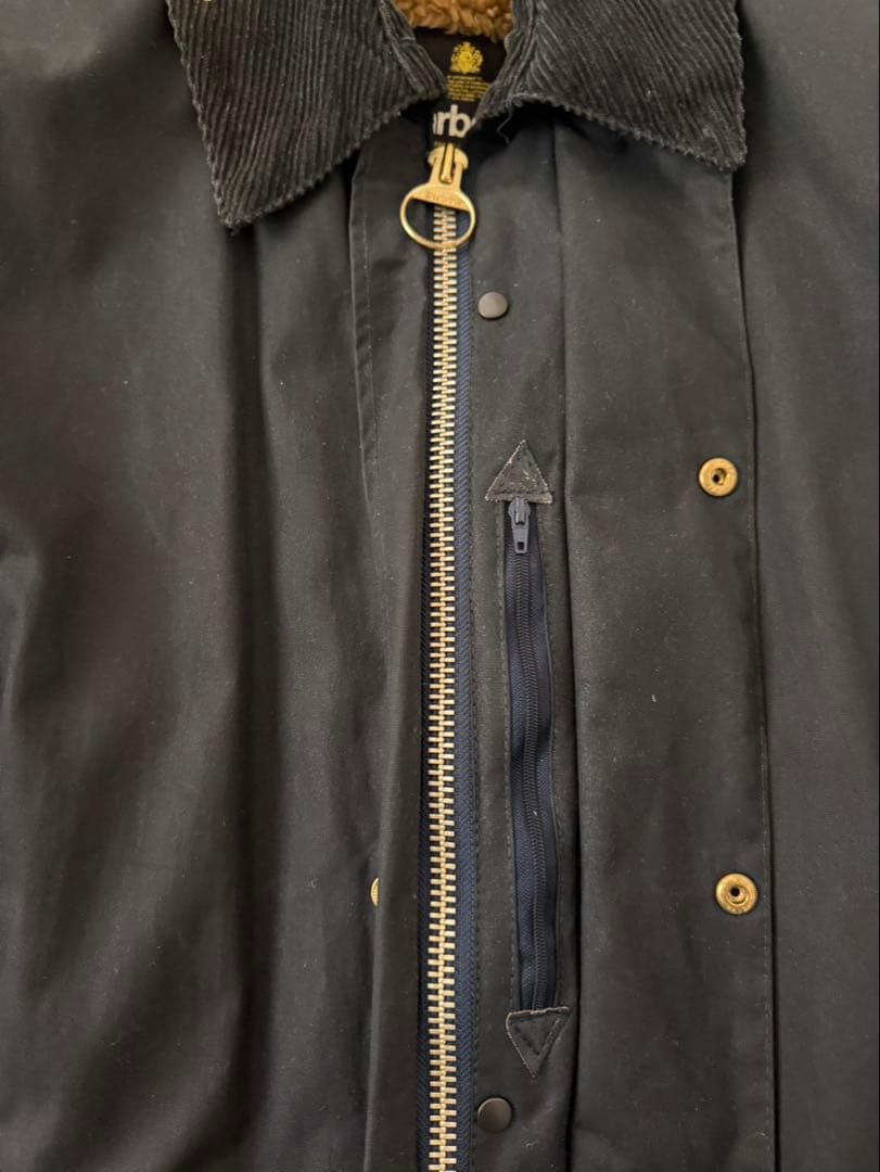 Barbour border c38 オイルジャケット　ライナー付き
