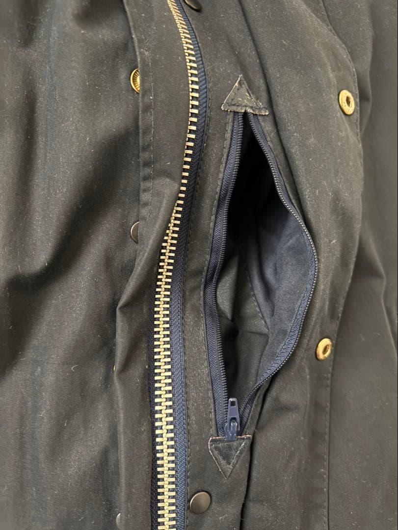 Barbour border c38 オイルジャケット　ライナー付き