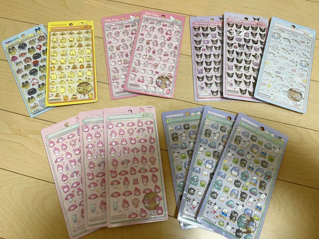 【正規品】ボンボンドロップシール たまごっち ボンボンドロップシールmini