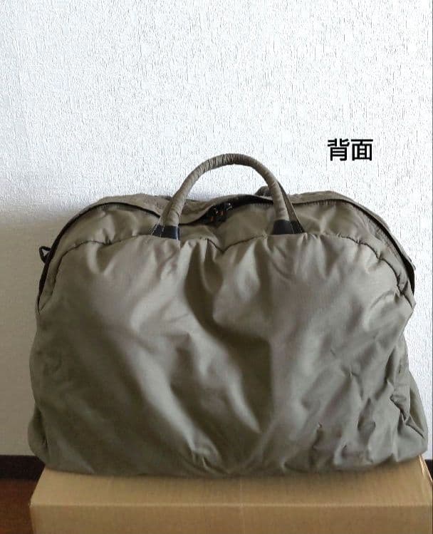 【中古】ManhattanPassage ボストンバッグ ダークベージュ