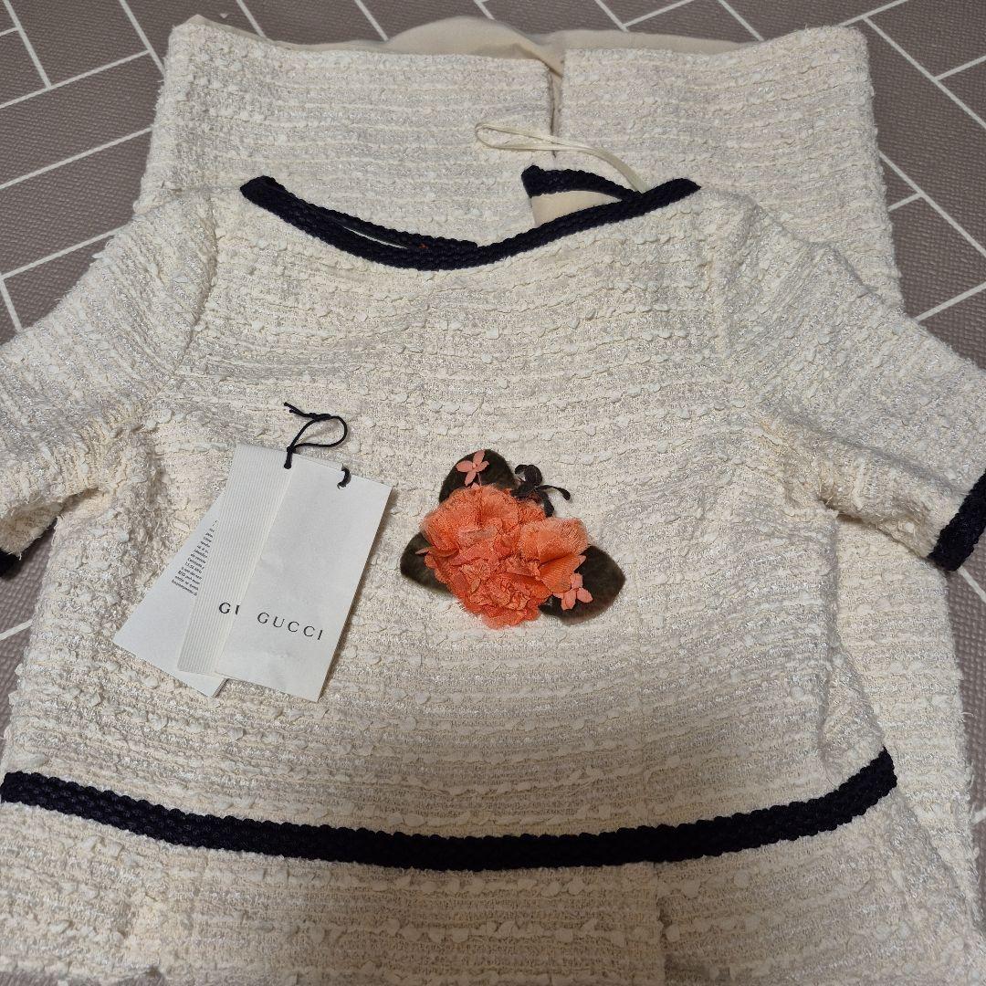 GUCCI 半袖ひざ丈ワンピース38