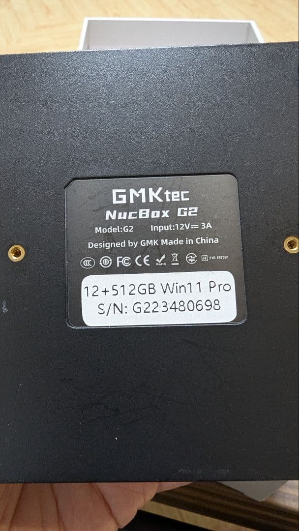 ミニPC GMKtec N100 Mini PC 12GB/512GB