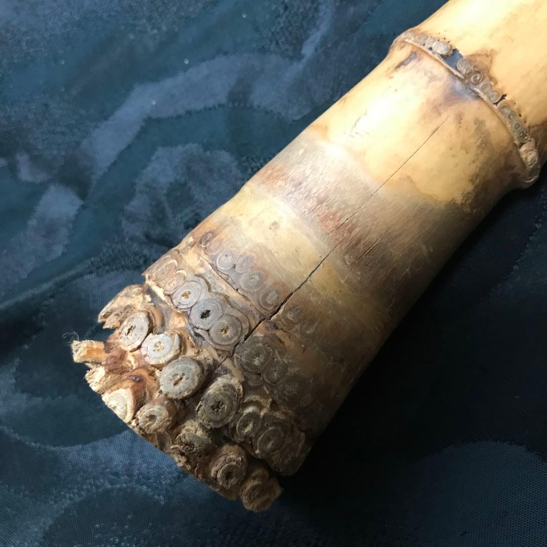 尺八 琴古流 在銘 中継ぎ緩み無し 一尺五寸管 籐巻 状態考慮格安品