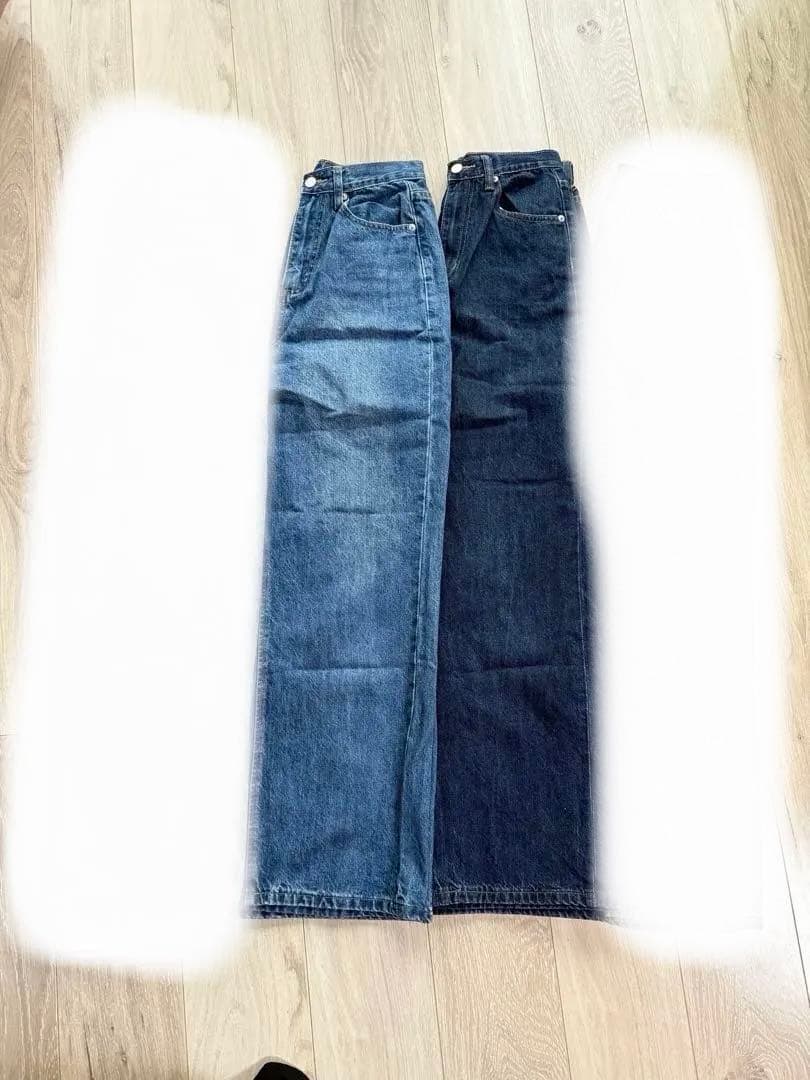 TWW denim 骨格ウェーブデニム S/M long