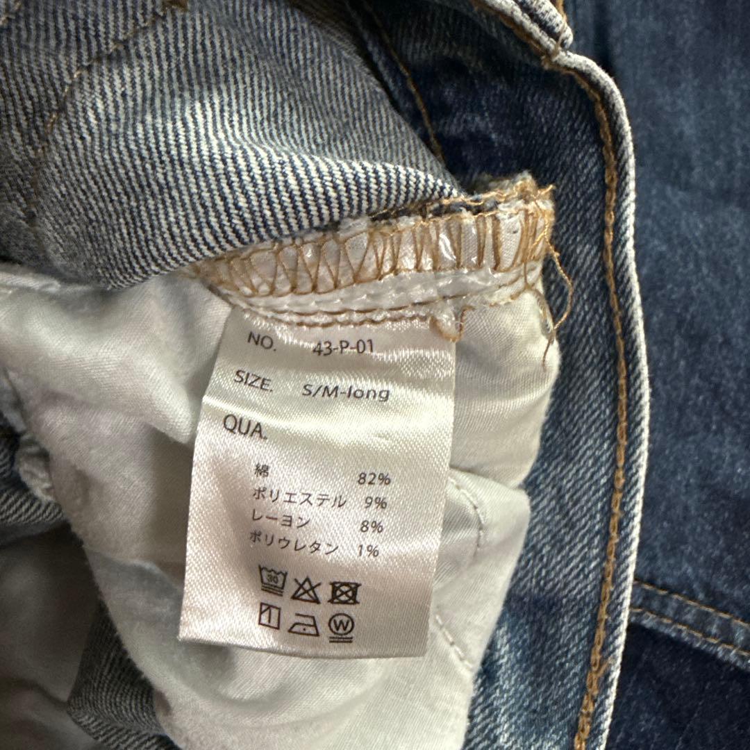 TWW denim 骨格ウェーブデニム S/M long