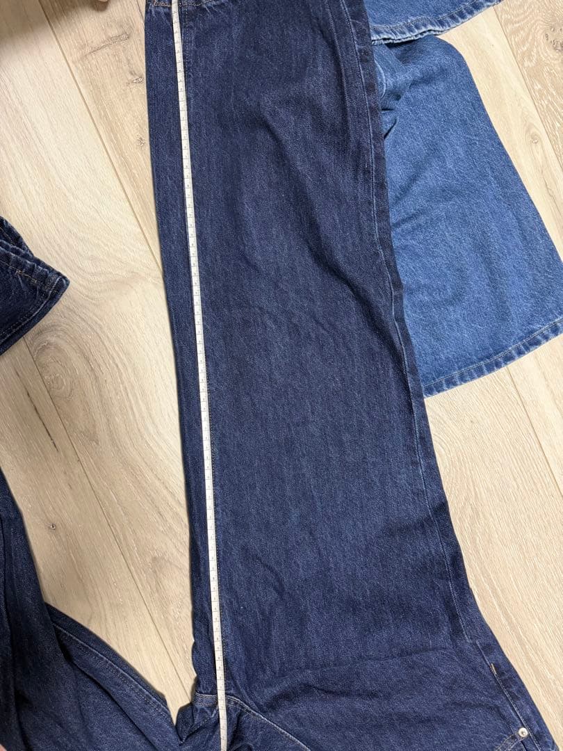 TWW denim 骨格ウェーブデニム S/M long