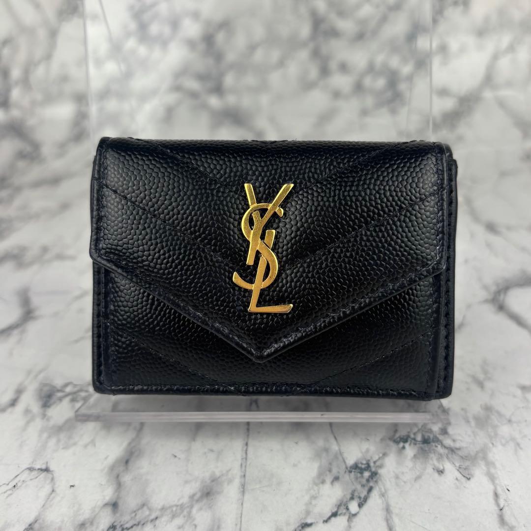 117 SAINT LAURENT サンローラン　三つ折り財布