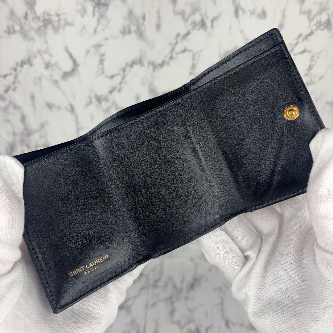 117 SAINT LAURENT サンローラン　三つ折り財布