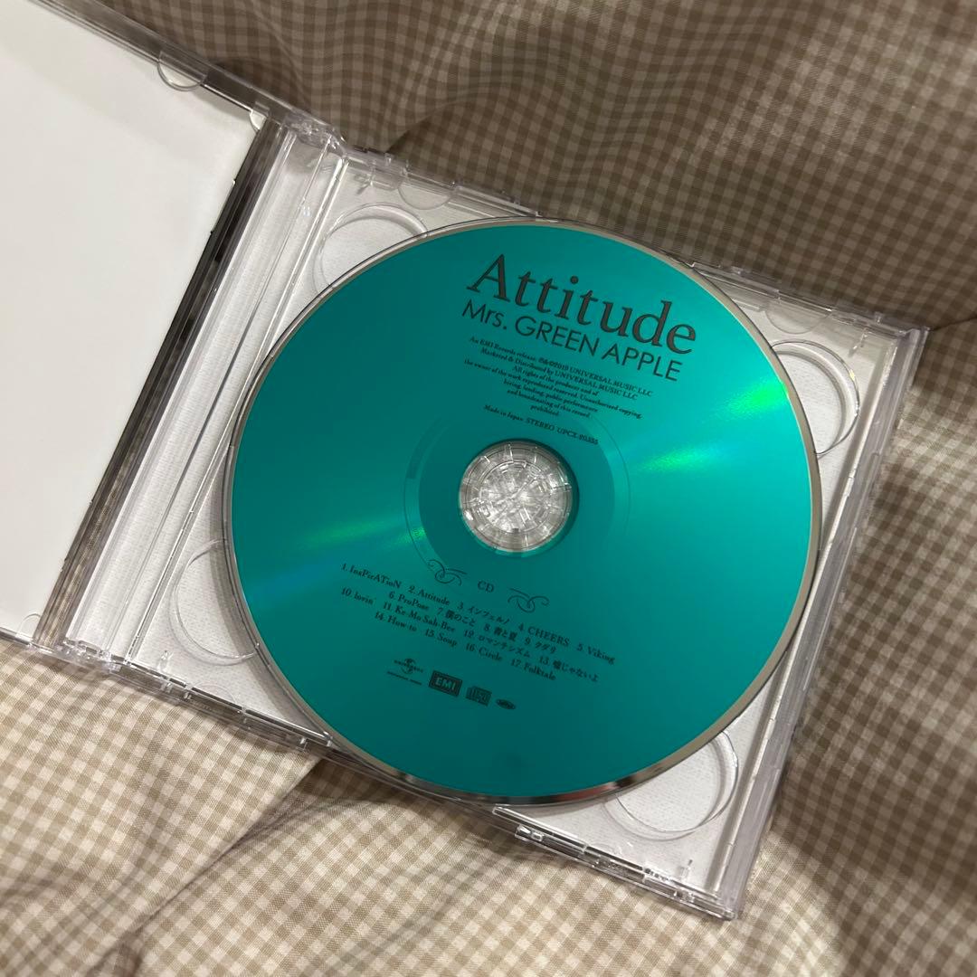 【希少】attitude 初回限定盤 Mrs. GREEN APPLE