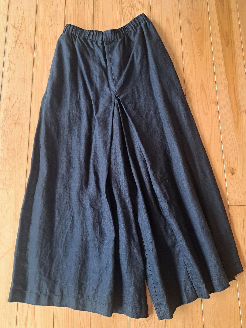 JOURNAL STANDARD リネンキュロットワイドパンツ　BLACK