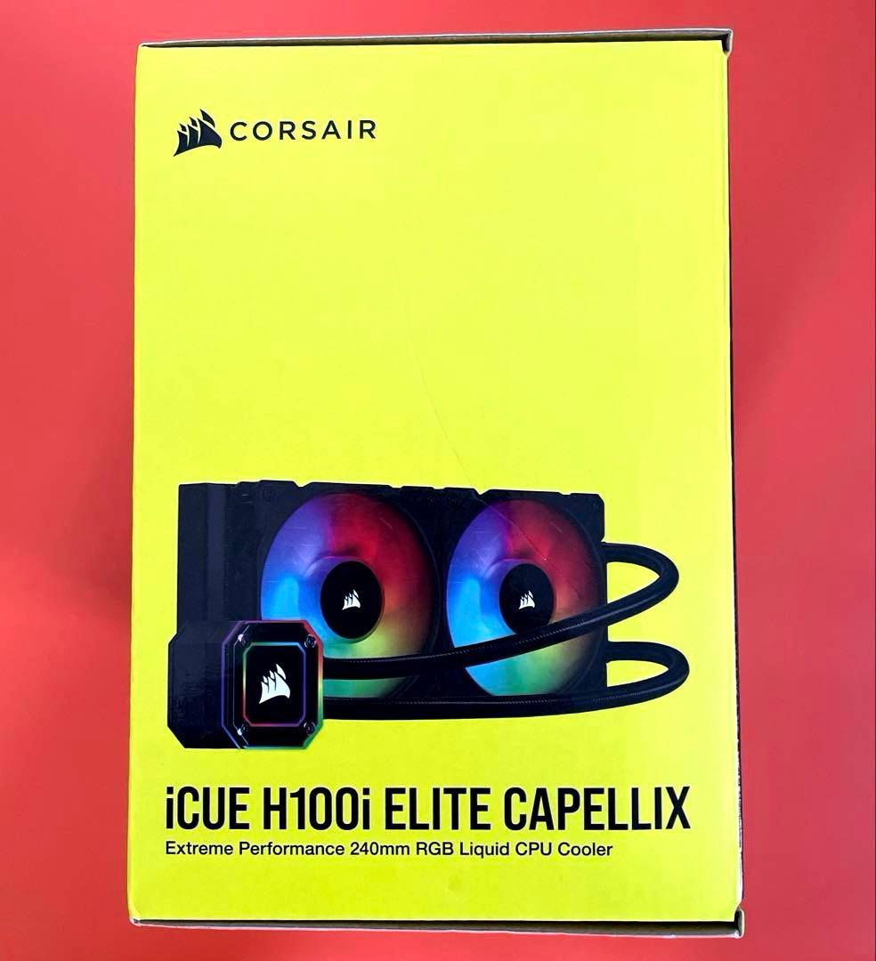CORSAIR iCUE H100i ELITE CAPELLIX CPUクーラ