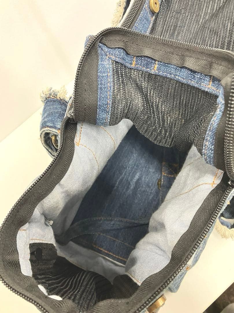 S1-68 Ragstar デニムキャリーバッグ 2way ペット用 美品