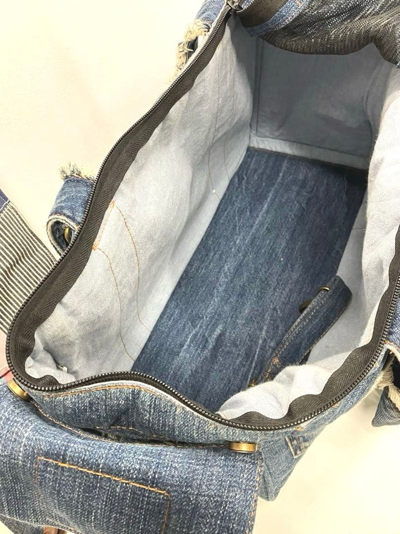S1-68 Ragstar デニムキャリーバッグ 2way ペット用 美品