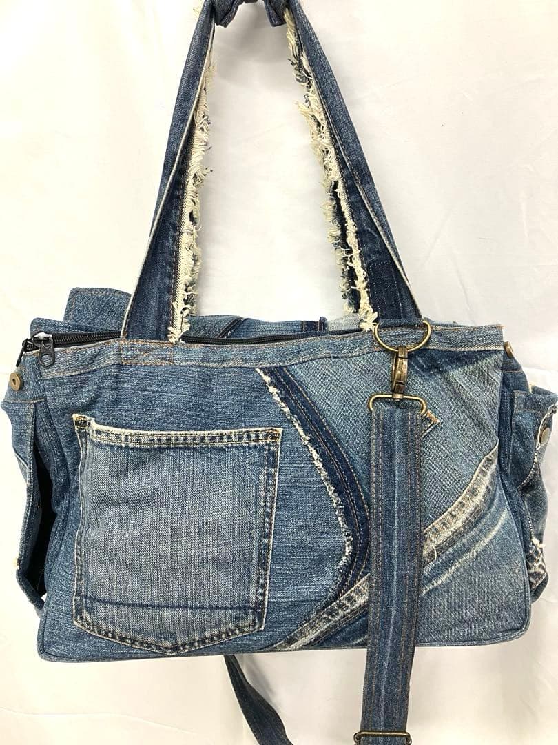S1-68 Ragstar デニムキャリーバッグ 2way ペット用 美品