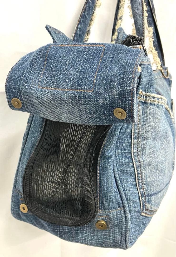 S1-68 Ragstar デニムキャリーバッグ 2way ペット用 美品