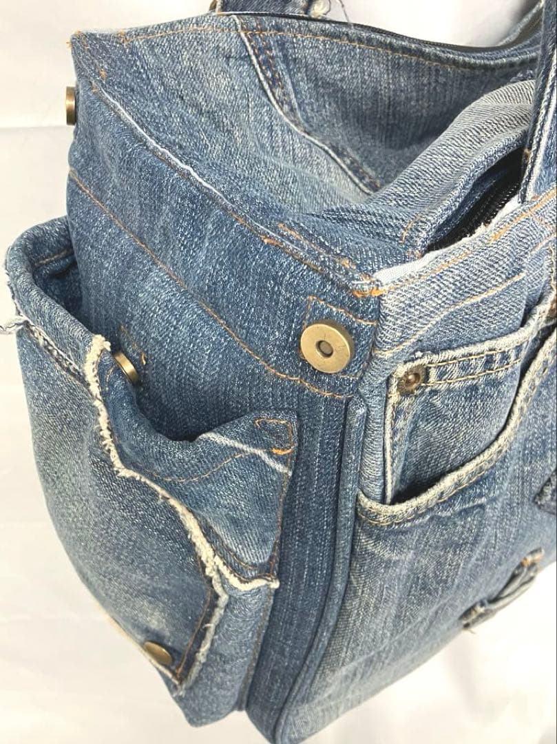 S1-68 Ragstar デニムキャリーバッグ 2way ペット用 美品