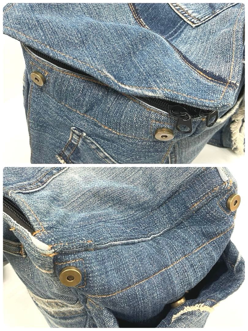 S1-68 Ragstar デニムキャリーバッグ 2way ペット用 美品