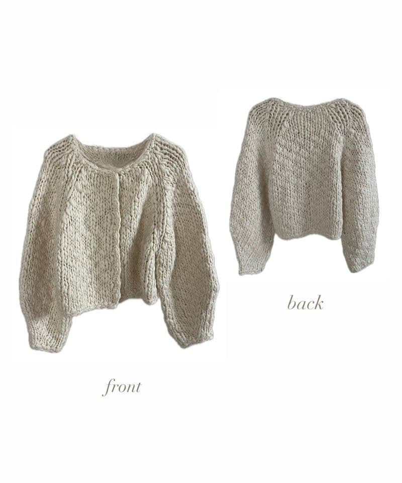 mieajunar toy knit cardigan 韓国