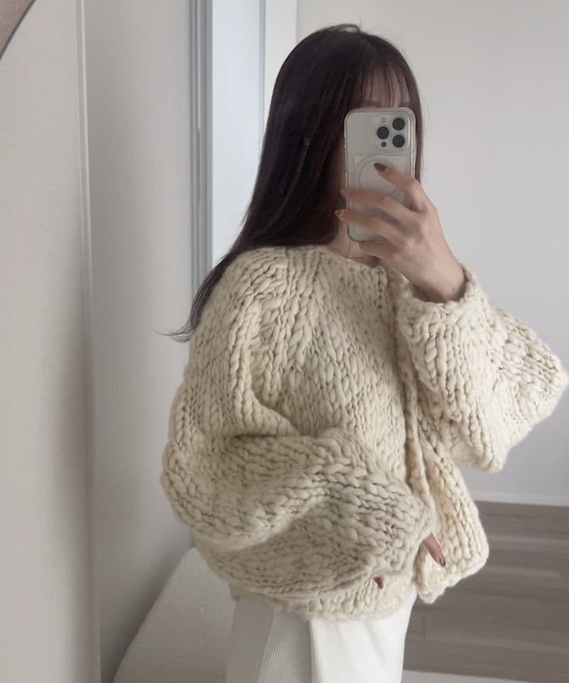 mieajunar toy knit cardigan 韓国