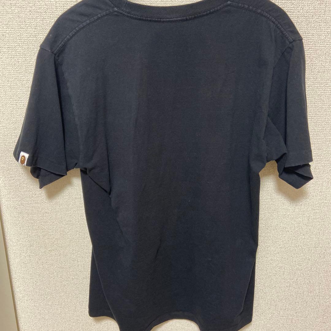 APE BAPE ピンク tシャツ 黒 正規品