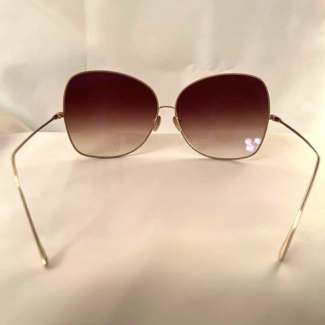 モデルマギー着用☆DITA BLUEBIRDブラウングラデーション サングラス