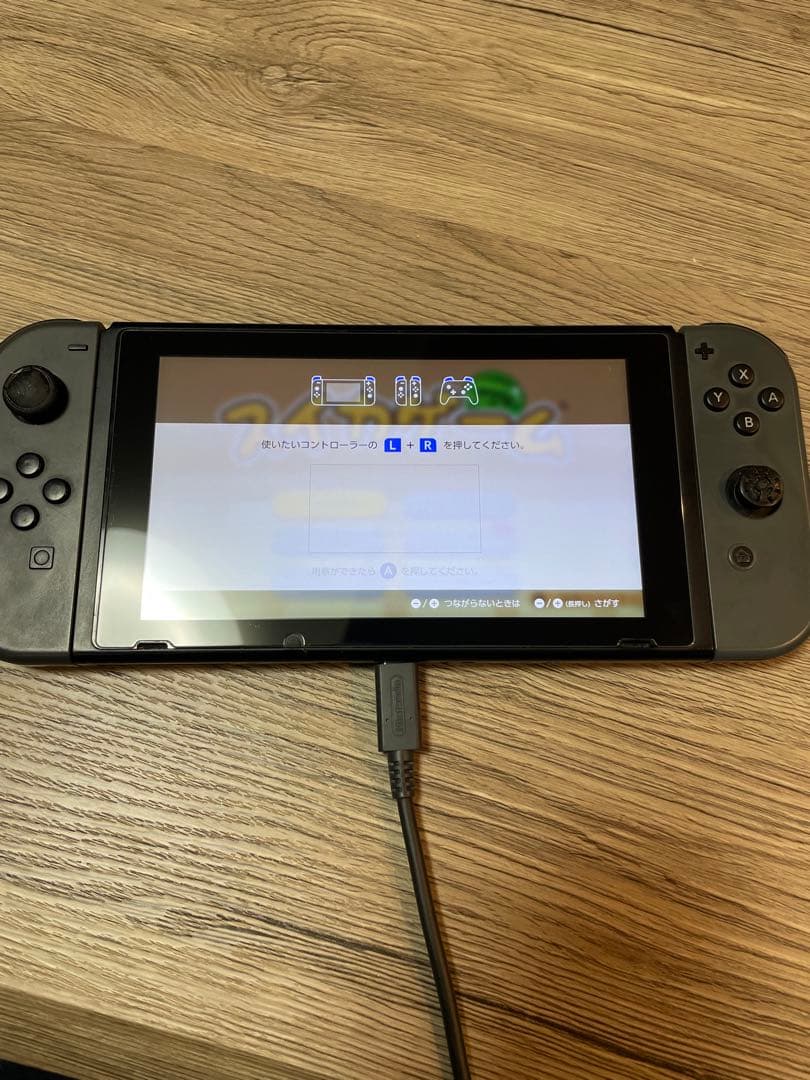 Nintendo Switch 本体 グレー 充電ケーブル付き