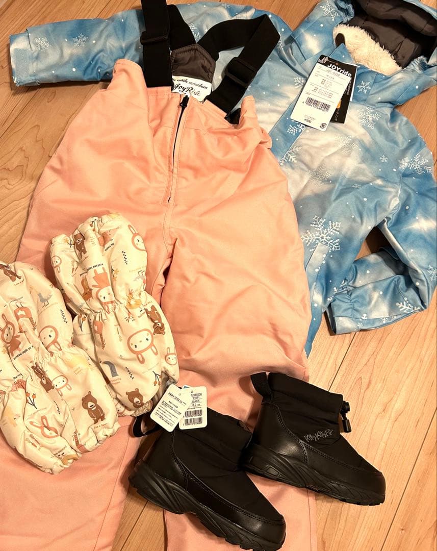 スノーウェア　キッズ　女の子　120 フルセット　新品未使用