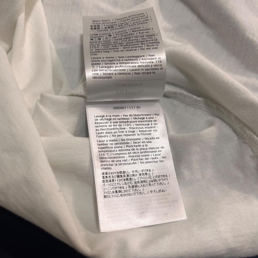 美品✨VALENTINO ピラミッドスタッズ付き 白Tシャツ カットソー