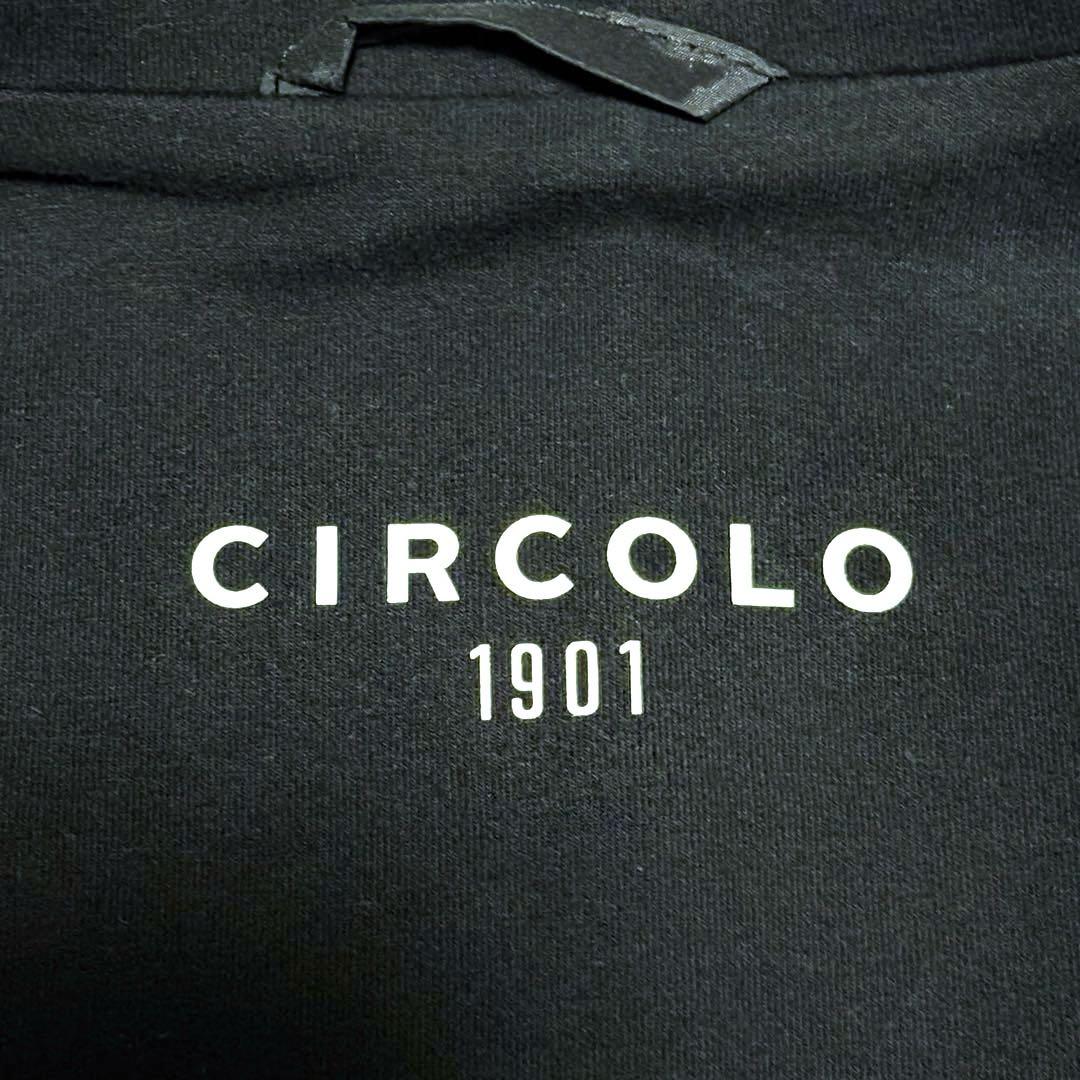 【極美品】CIRCOLO カシミアタッチコットンジャージーダブル6Bブレザー