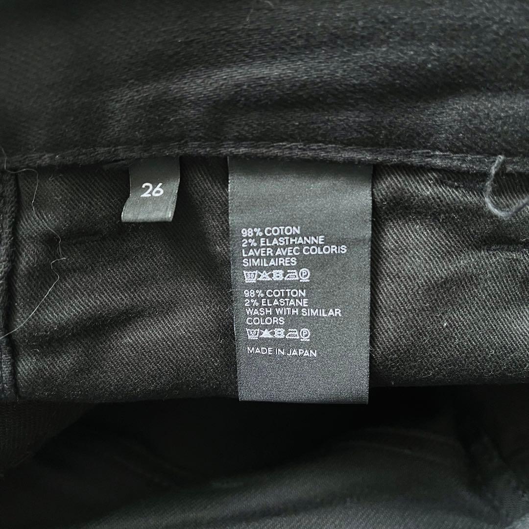 【希少✨】CELINE　ブラックジーンズ　エディ期　スキニー　ストレッチ　26