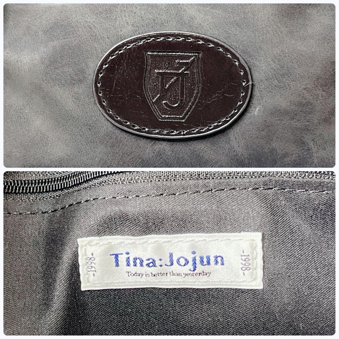TINA：JOJUN ボストンバッグ トラベルバッグ ブラック 2way