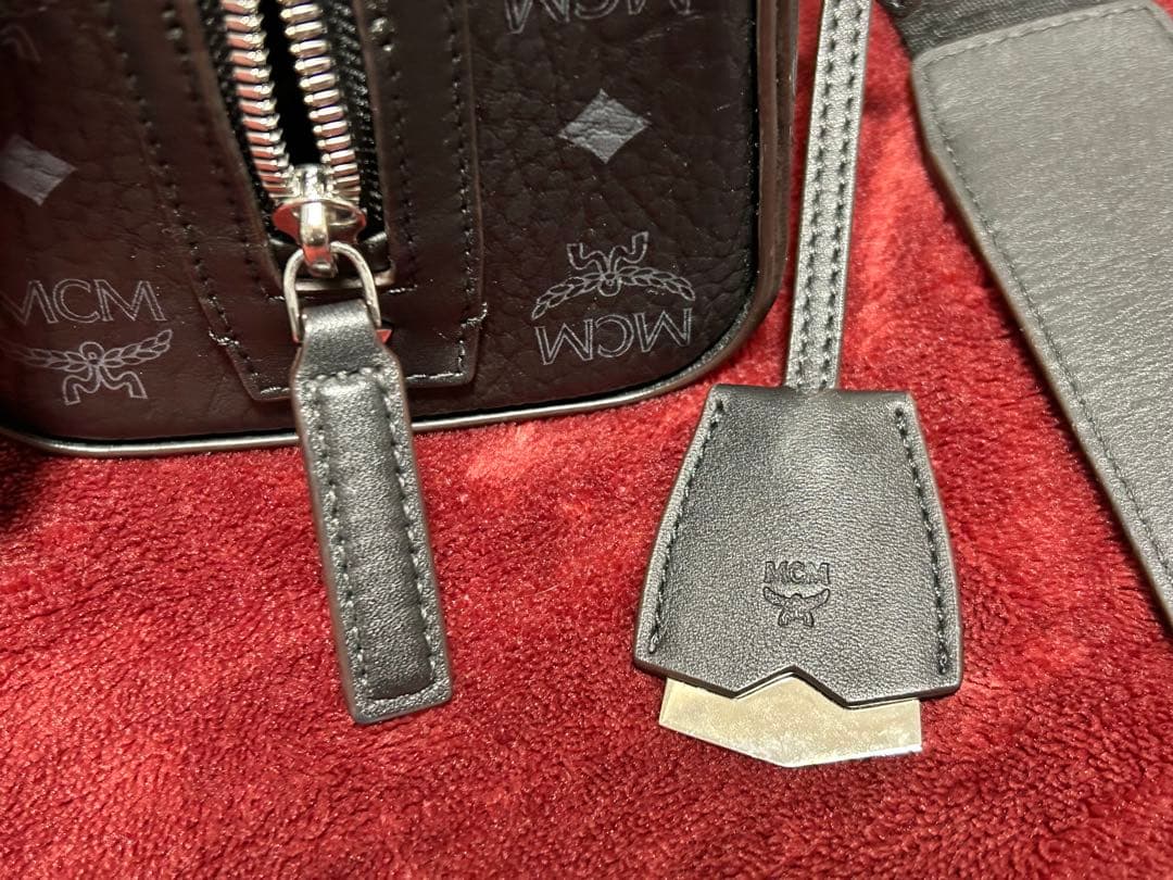 mcm ボストンバッグ ショルダーバッグ ミニボストン ハンドバッグ 2way