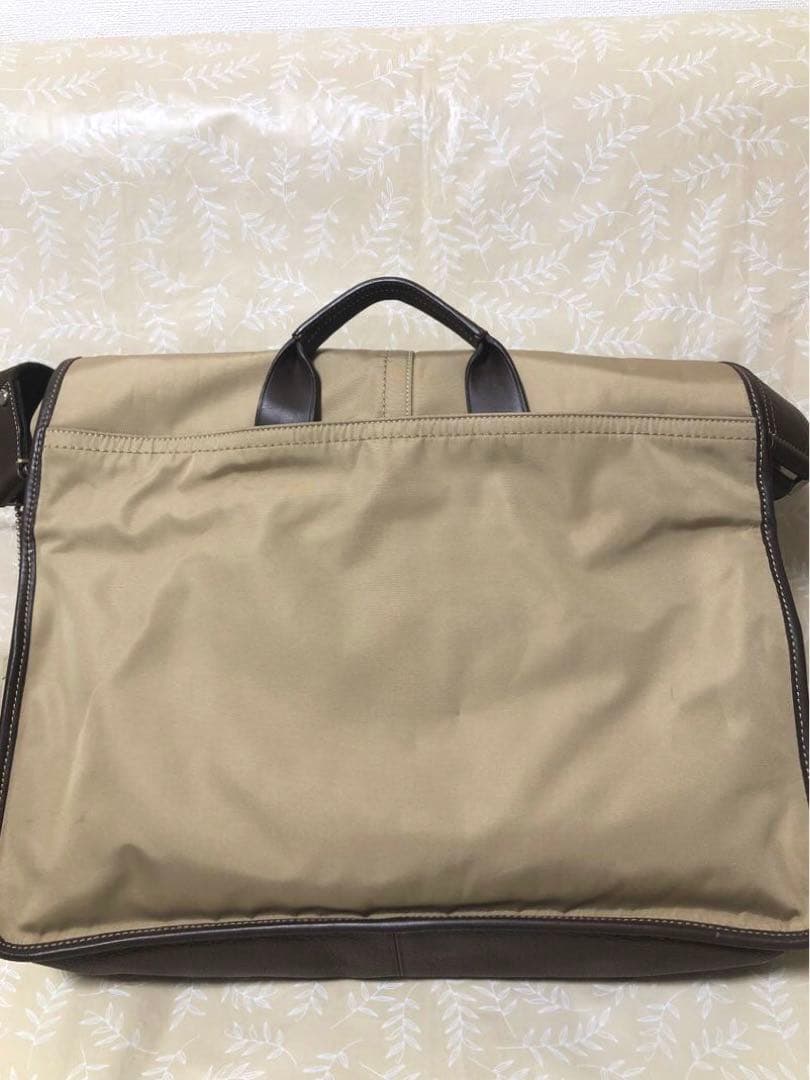 COACH コーチ　メッセンジャーバッグ　ショルダーバッグ　メンズ　ベージュ
