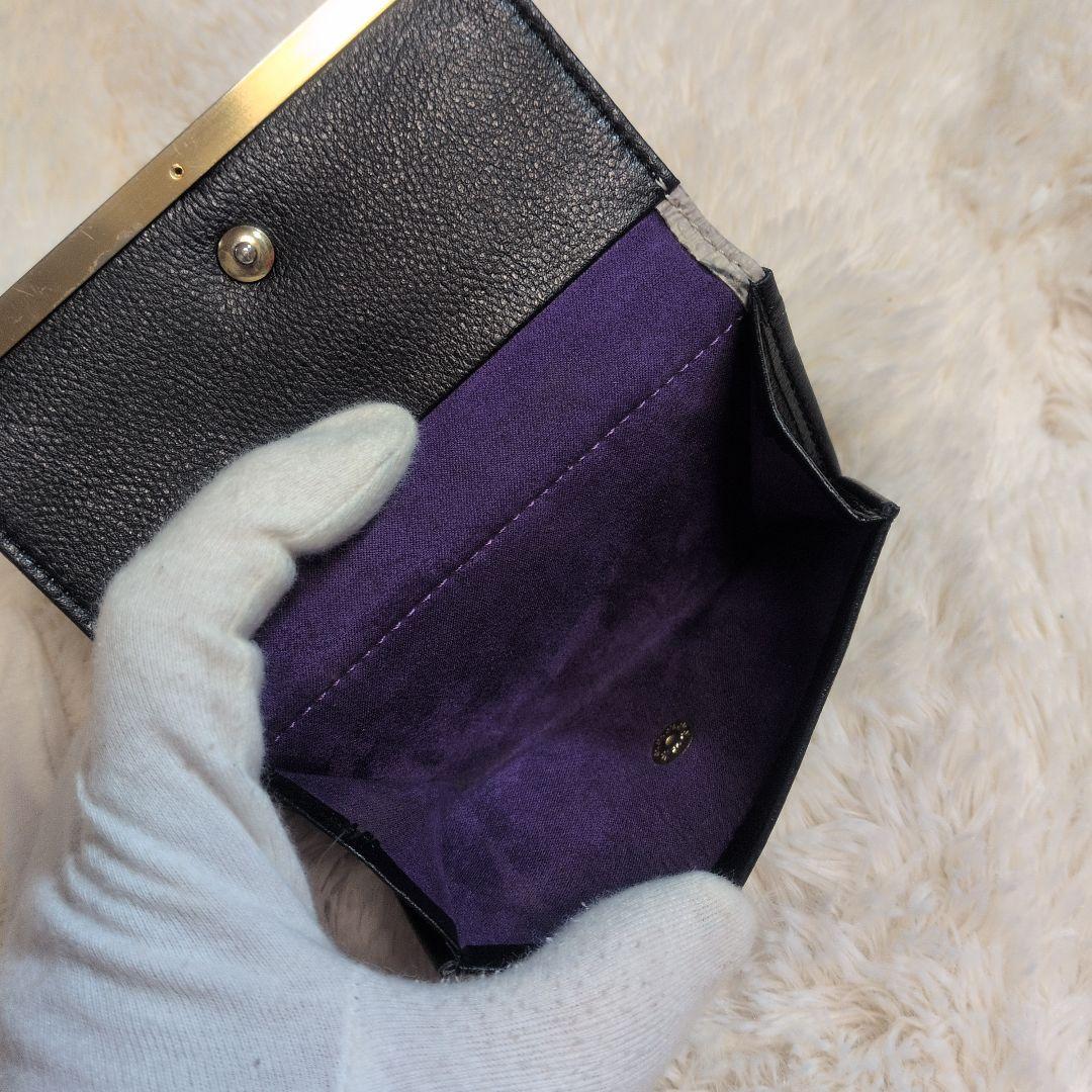 MKT★FUMIKODA 三つ折り財布 パイソン型押し 定価38500円