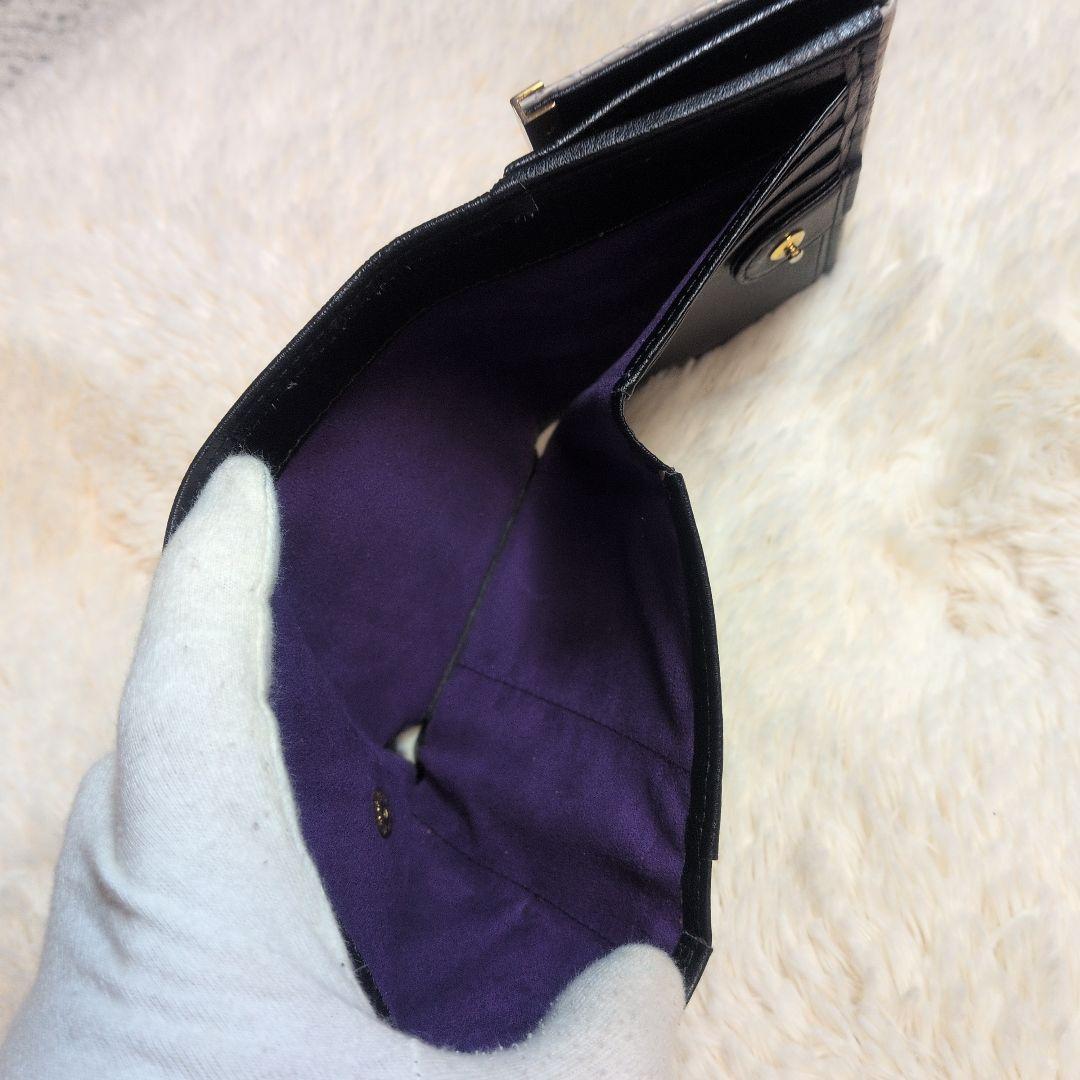 MKT★FUMIKODA 三つ折り財布 パイソン型押し 定価38500円