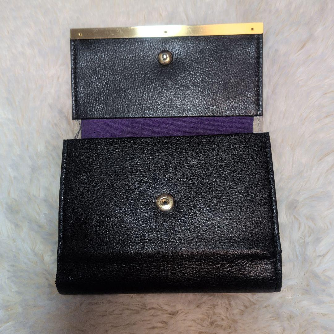 MKT★FUMIKODA 三つ折り財布 パイソン型押し 定価38500円