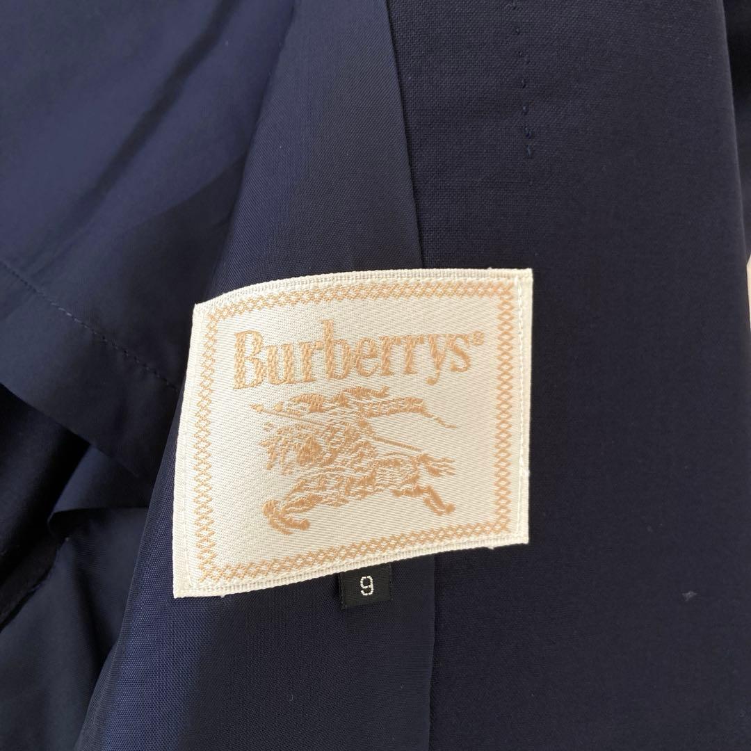 【極美品】Burberrysバーバリー　テーラードジャケット　紺ブレ　ネイビー